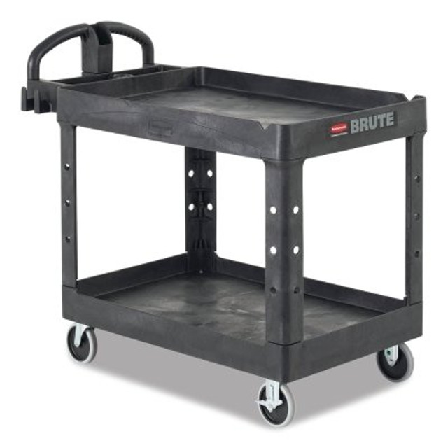 Newell Brands Rubbermaid Commercial Utility Cart, 500 lb Load Capacity, 25-7/8 in W x 45-1/4 in D x 33-1/4 in H, Black Newell Brands Rubbermaid Commercial Utility Cart, 500 lb Load Capacity, 25-7/8 in W x 45-1/4 in D x 33-1/4 in H, Black