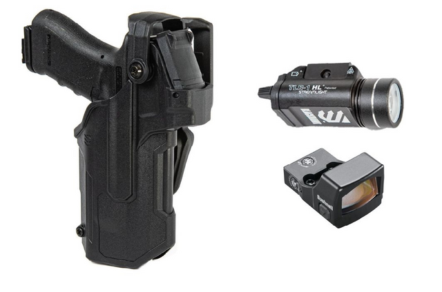 BLACKHAWK! LB100BKR Glock 17/19 w/TLR 1 & RXS250 BLACKHAWK! LB100BKR Glock 17/19 w/TLR 1 & RXS250