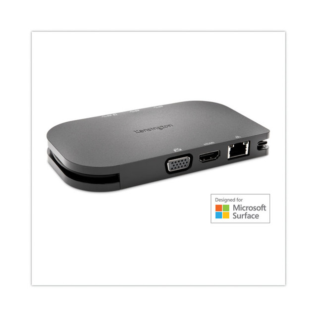 KENSINGTON K38365WW SD1610P USB-C Mini Mobile 4K Dock, Gray
