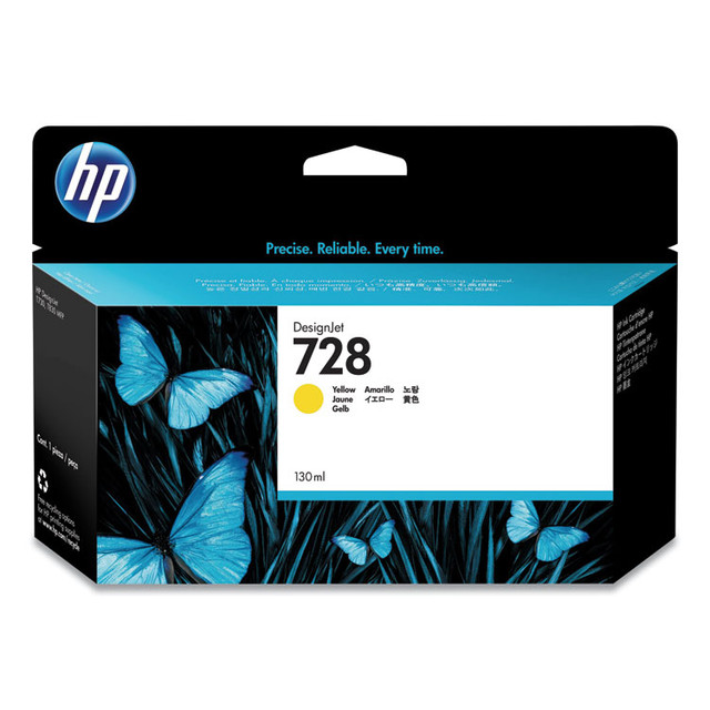 HP INC F9J65A HP 728, (F9J65A) Yellow Original Ink Cartridge