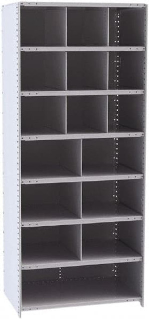 Hallowell 5533-24HG 16 Bin Closed Industrial Bin Shelving