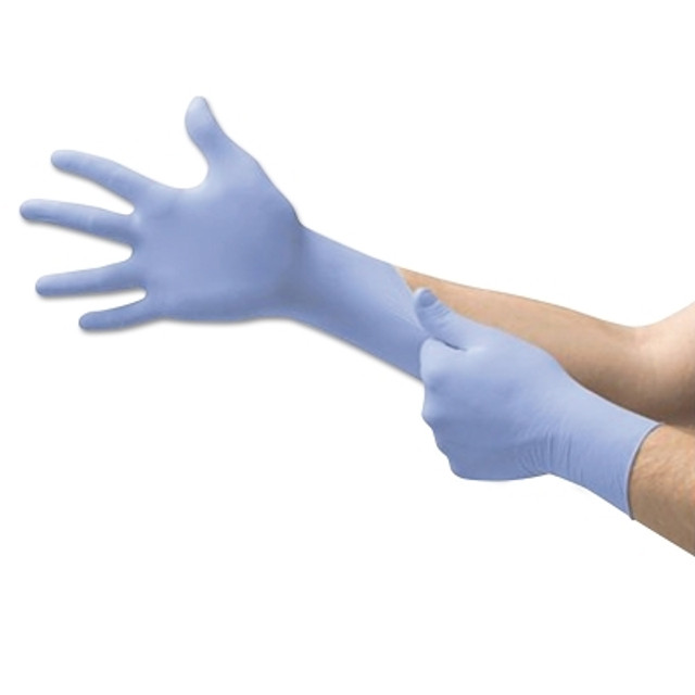 Ansell MICROFLEX® FreeForm SE Disposable Gloves, Nitrile, Finger -13 mm; Palm -9 mm, Medium, Blue Ansell MICROFLEX® FreeForm SE Disposable Gloves, Nitrile, Finger -13 mm; Palm -9 mm, Medium, Blue