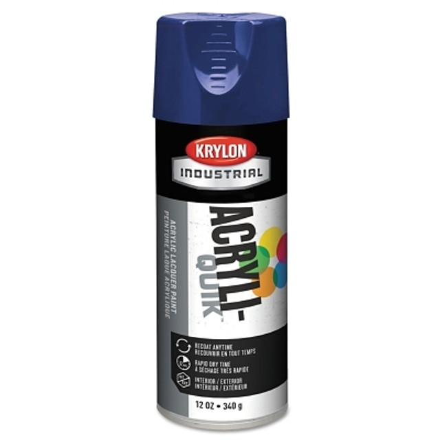 Krylon® Industrial Krylon® Interior/Exterior Industrial Maintenance Paint, 12 oz Aerosol Can, Regal Blue