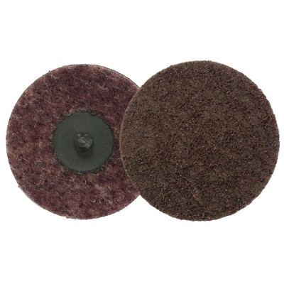Weiler® Surface Conditioning Disc, 3 in dia, Medium Grit, Aluminum Oxide, Maroon