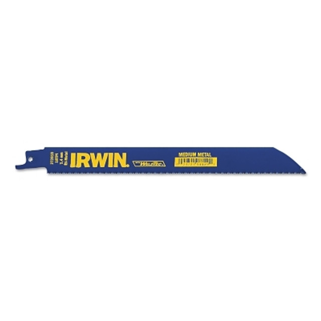 Stanley® Products Irwin® Metal Cutting Reciprocating Blade with WeldTec, 8 in x 0.738 in, 18 TPI, 50/PK