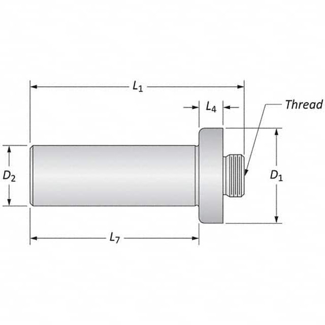 Allied Machine and Engineering SS1250-150018 Boring Head Straight Shank: Threaded Mount