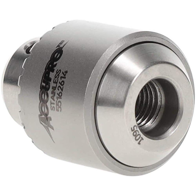 Accupro CSS041808 Drill Chuck: 0.02 to 0.156" Capacity, Threaded Mount, 5/16-24
