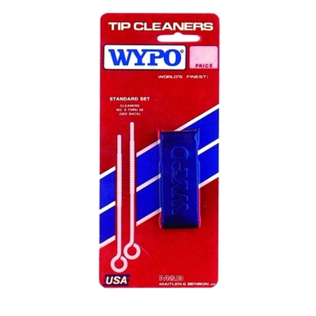 WYPO Tip Cleaner Set, Standard, Size 6 to 26, With 13 Cleaners with Case/File WYPO Tip Cleaner Set, Standard, Size 6 to 26, With 13 Cleaners with Case/File