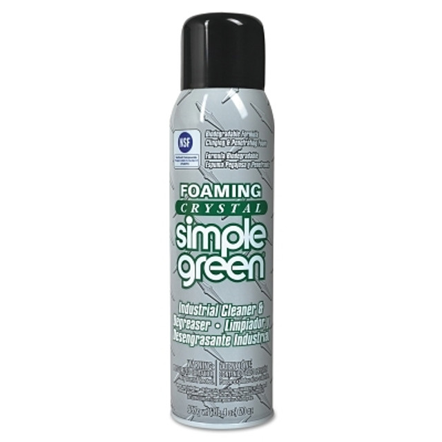 Simple Green® Foaming Crystal Simple Green® Industrial Cleaner and Degreaser, 20 oz, Aerosol Can, Unscented Simple Green® Foaming Crystal Simple Green® Industrial Cleaner and Degreaser, 20 oz, Aerosol Can, Unscented