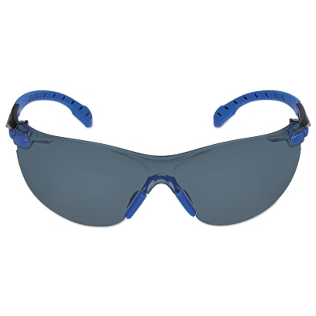 3M™ Solus™ 1000-Series Kit, Gray Lens, Polycarbonate, Anti-Fog, Black/Blue, Frameless
