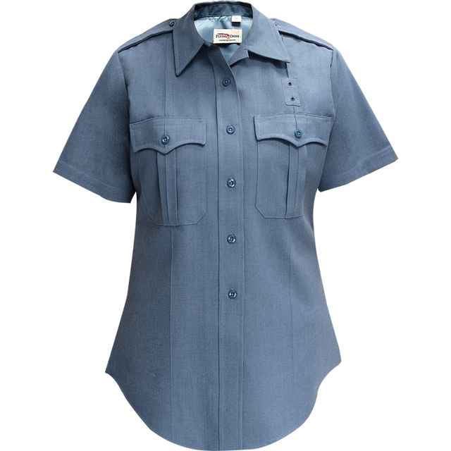 Flying Cross 155R84 26 50 N/A Justice Women's Short Sleeve Shirt w/ Convertible Sport Collar
