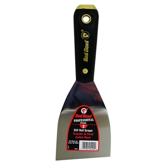 Red Devil 4200 Professional Series Wall Scraper, 8.5 in L, Stiff Blade Red Devil 4200 Professional Series Wall Scraper, 8.5 in L, Stiff Blade