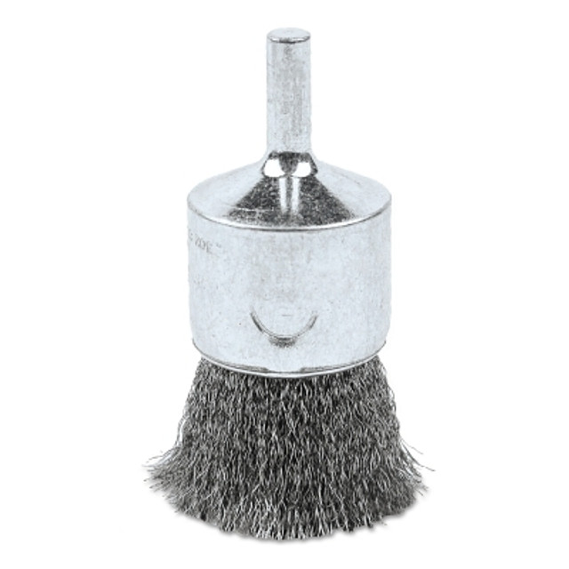 ORS Nasco Anchor Brand Crimped Wire End Brush, Stainless Steel, 1 in x 0.006 in ORS Nasco Anchor Brand Crimped Wire End Brush, Stainless Steel, 1 in x 0.006 in