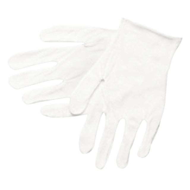 MCR Safety 8600C Lisle Cotton Inspector Gloves, 100% Cotton,  Large