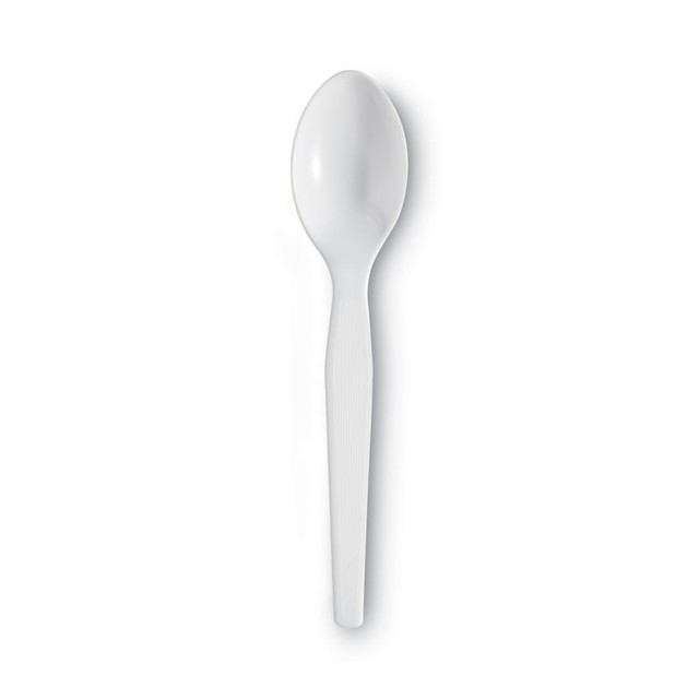 GEORGIA PACIFIC Dixie® TH207CT Plastic Cutlery, Heavyweight Teaspoons, White, 1,000/Carton