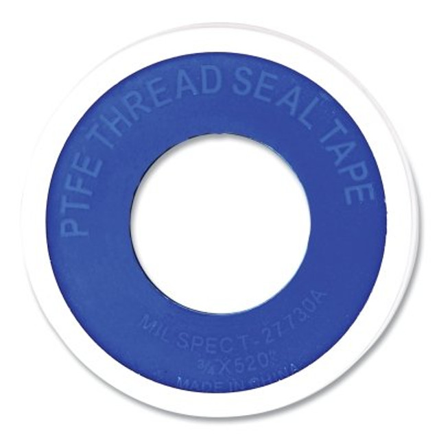 LA-CO Industries Inc LA-CO® PTFE Pipe Thread Tape, 520 in L, 3/4 in W, 3 mil, White