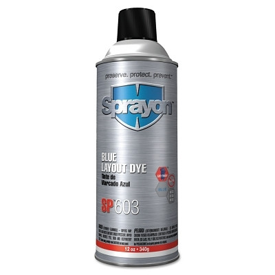 Krylon® Industrial Sprayon® Layout Dye, 12 oz Aerosol Can, Blue