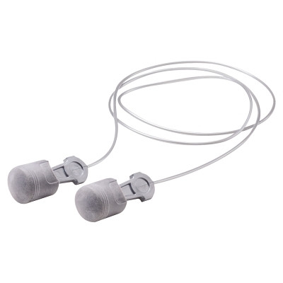 3M™ Pistonz™ Earplug, Polyurethane, Gray, Corded