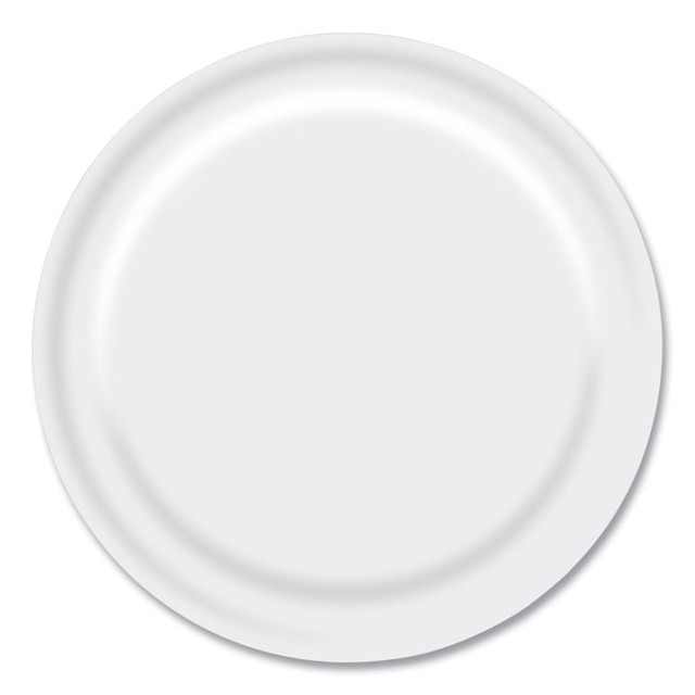 BOARDWALK WH9PLT Paper Dinnerware, Plate, 9" dia, White, 1,000/Carton