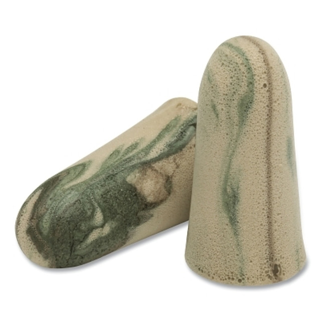 Moldex Camo Plugs® Disposable Earplugs, Foam, Brown/Tan/Green, Uncorded