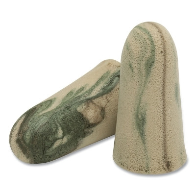 Moldex Camo Plugs® Disposable Earplugs, Foam, Brown/Tan/Green, Uncorded