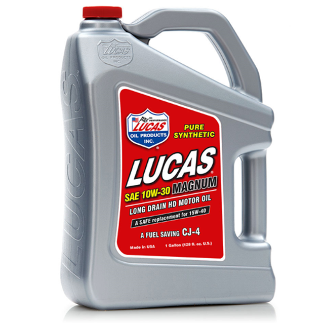 Lucas Oil 10570 SAE 10W-30 Magnum CJ-4 Long Drain Heavy Duty Motor Oil