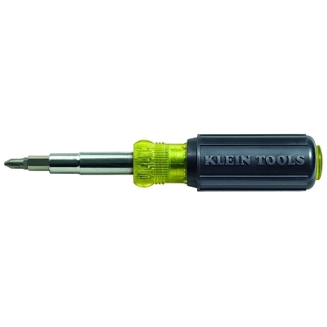 Klein Tools Multi-bit Screwdriver/Nut Driver, 11-In-1, Phillips/Slotted/Square/Torx Klein Tools Multi-bit Screwdriver/Nut Driver, 11-In-1, Phillips/Slotted/Square/Torx