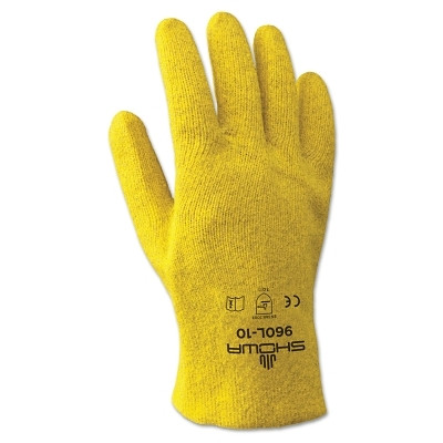 SHOWA® KPG® PVC Coated Gloves, Medium, Yellow
