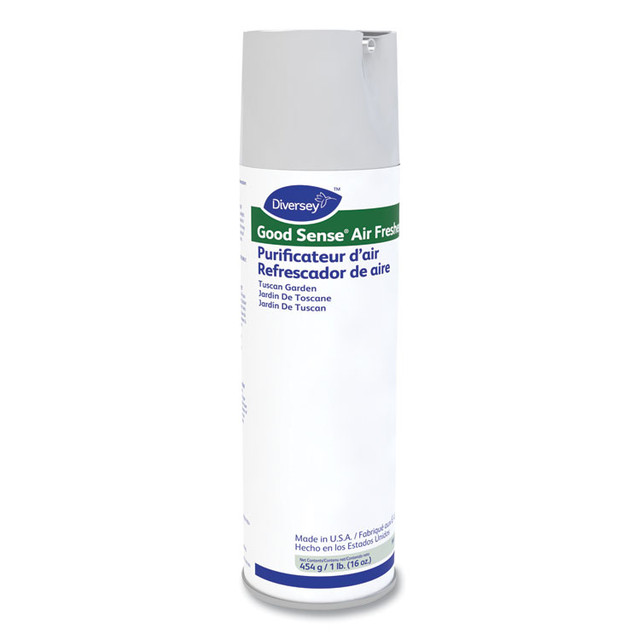 DIVERSEY 100949179 Good Sense Air Freshener, Tuscan Garden, 16 oz Aerosol Spray, 6/Carton