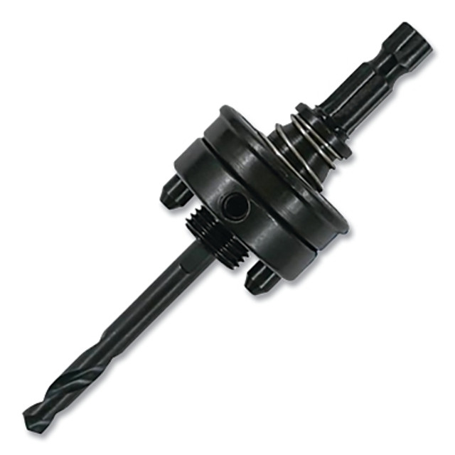 M.K. Morse Hole Saw Arbor, 3/8 in Hex, 3/8 in Arbor dia, 1/2 in-20 Thread, Standard Pilot Arbor