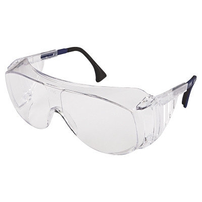 PIP Global Safety UVEX® by PIP Ultra-spec® 2001 OTG Eyewear, Clear Lens, Anti-Scratch, Hard Coat, Clear Frame