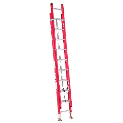 Louisville Ladder® FE3200 Series Fiberglass Channel Extension Ladder, 16 ft, Class IA, 300 lb