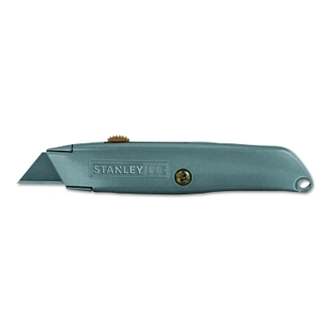 Stanley® Products Stanley® Classic 99® Retractable Utility Knives, 6 in L, Carbon Alloy Steel Blade, Metal Handle, Gray