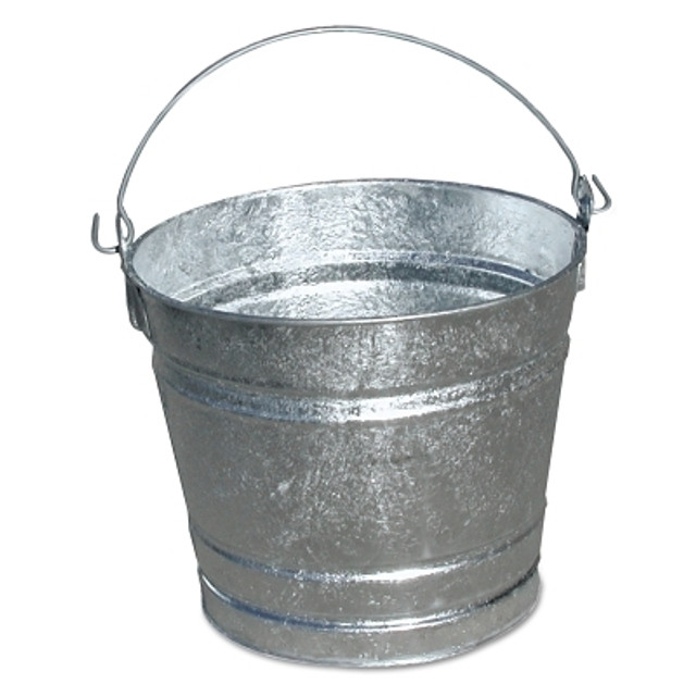 Magnolia Brush Hot-Dipped Galvanized Pail, 10 qt Magnolia Brush Hot-Dipped Galvanized Pail, 10 qt