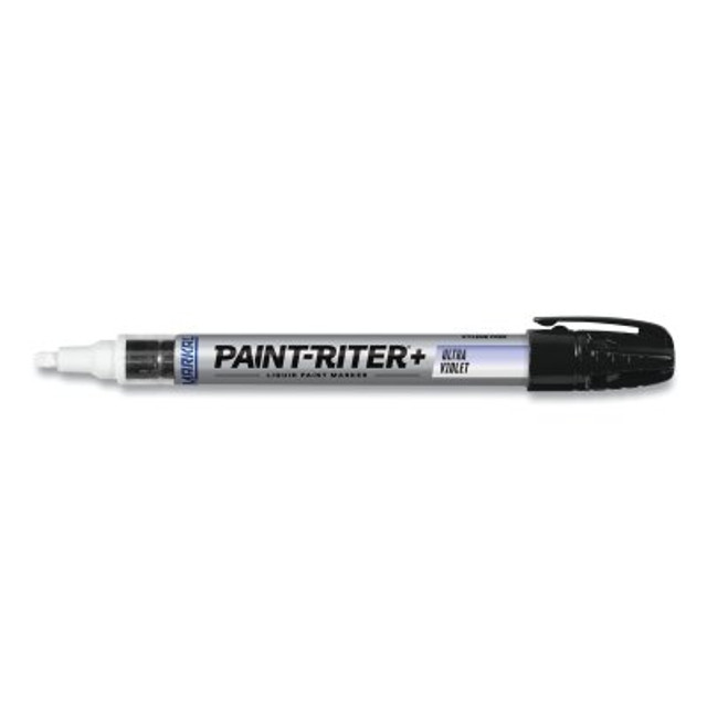 LA-CO Industries Inc Markal® 97054 Paint-Riter®+ Ultra Violet Liquid Paint Marker, Invisible UV, 1/8 in, Medium