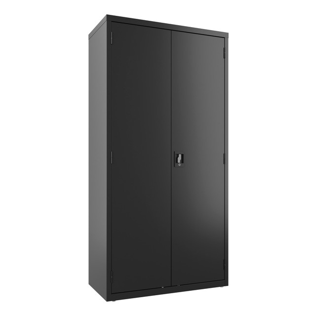 SP RICHARDS LLR66966 Lorell Fortress Series Steel Wardrobe Cabinet, Black SP RICHARDS LLR66966 Lorell Fortress Series Steel Wardrobe Cabinet, Black