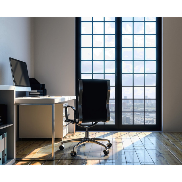 Floortex 1215219LR  Ultimat Polycarbonate Lipped Chair Mat For Hard Floors, 48in x 60in, Clear Floortex 1215219LR  Ultimat Polycarbonate Lipped Chair Mat For Hard Floors, 48in x 60in, Clear