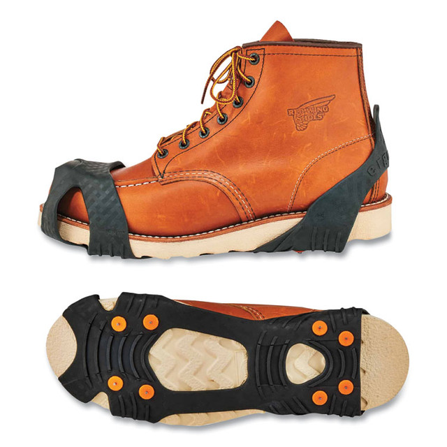 TENACIOUS HOLDINGS, INC. ergodyne® 16736 Trex 6300TC One-Piece Slip-on Tungsten Carbide Ice Cleats, 2X-Large, Black, Pair