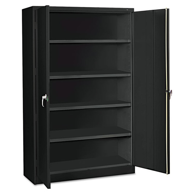 TENNSCO J1878SUBK Assembled Jumbo Steel Storage Cabinet, 48w x 18d x 78h, Black