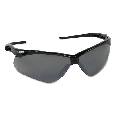 Ansell KleenGuard™ V30 Nemesis™ CSA Safety Glasses, Smoke Mirror, Polycarbonate Lens, Uncoated, Black Frame/Temples, Nylon