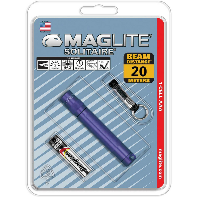 Maglite K3A986 Solitaire AAA-Cell Incandescent Flashlight