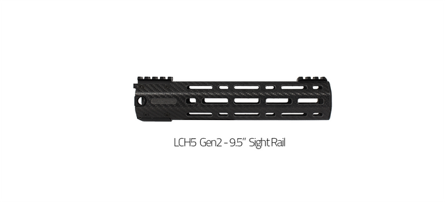 Lancer LCH5-G2-095-ST-BLK LCH5 Gen2 Carbon Fiber Handguard