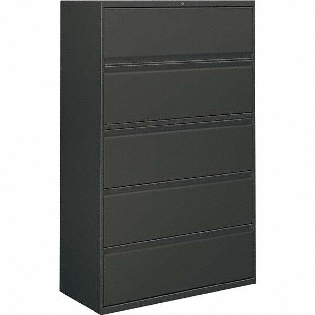 ALERA ALEHLF4267CC Horizontal File Cabinet: 5 Drawers, Metal, Charcoal