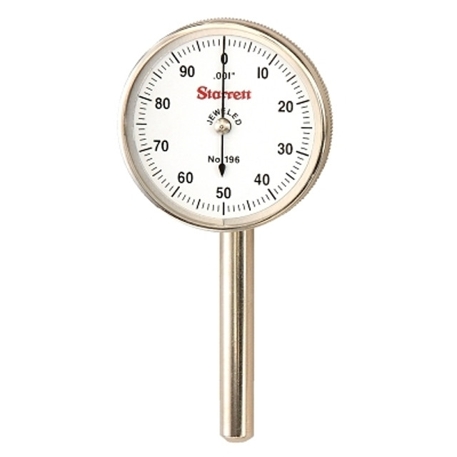 L.S. Starrett 196 Series Universal Back-Plunger Dial Test Indicator with Adapter L.S. Starrett 196 Series Universal Back-Plunger Dial Test Indicator with Adapter