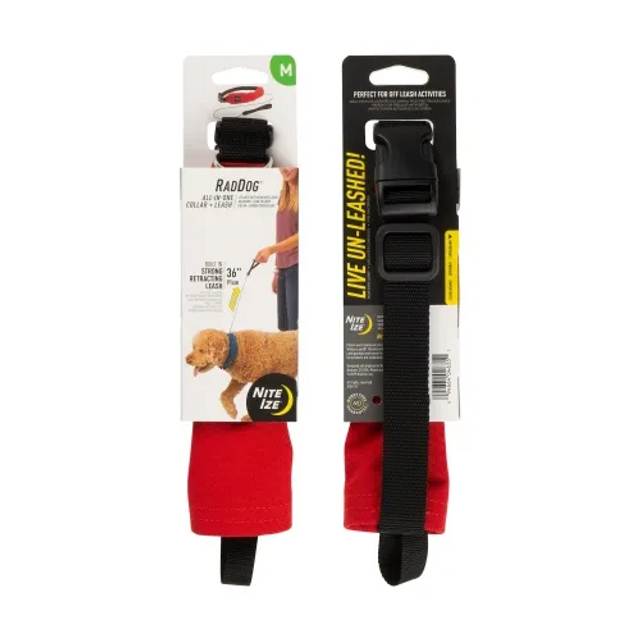 Nite-Ize RRLM-10-R3 RadDog All-In-One Collar + Leash