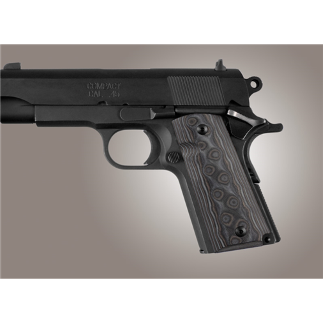 Hogue 43167-BLKGRY Officers Model G10 Grip