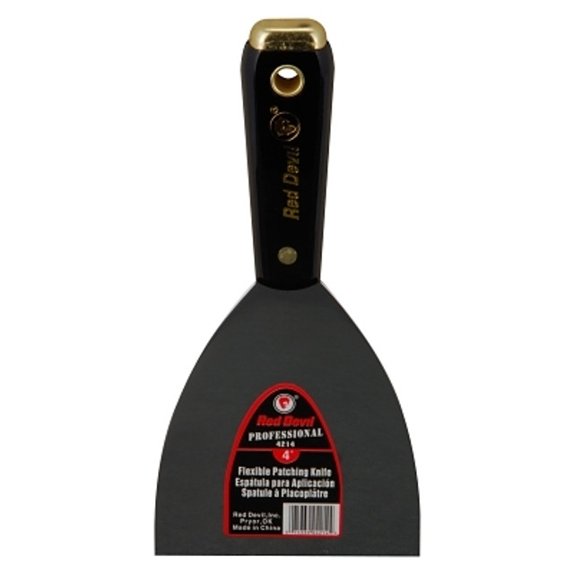 Red Devil 4200 Professional Series Wall Scraper/Spackling Knife, 4 in Wide, Flexible Blade