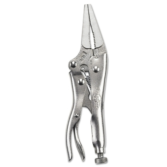 Stanley® Products Irwin® VISE-GRIP® Long Nose Locking Plier, 1-5/8 in Jaw Opening, 4 in Long Stanley® Products Irwin® VISE-GRIP® Long Nose Locking Plier, 1-5/8 in Jaw Opening, 4 in Long