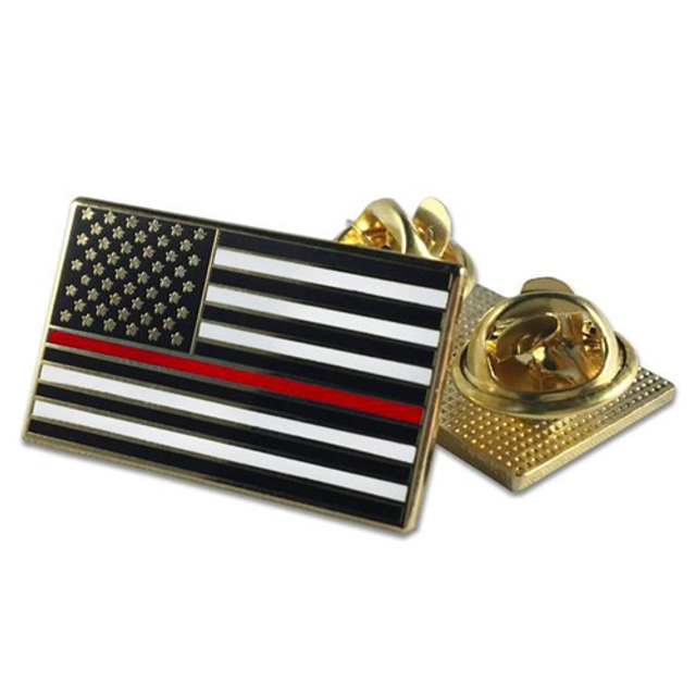 Thin Blue Line PIN-CLASSIC-TRL Classic, Double Clutch Pin - Thin Red Line American Flag Thin Blue Line PIN-CLASSIC-TRL Classic, Double Clutch Pin - Thin Red Line American Flag