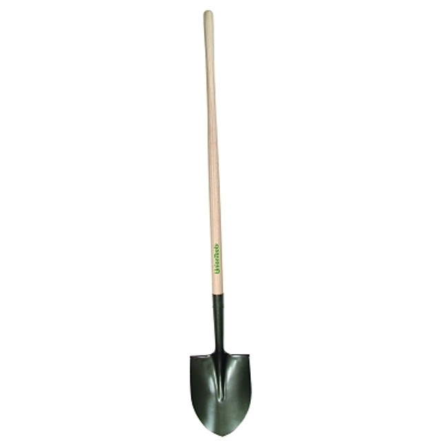 The AMES Companies, Inc. UnionTools® 40191 Round Point Shovel, 11.5 in L, 9.25 in W, Hardwood Handle